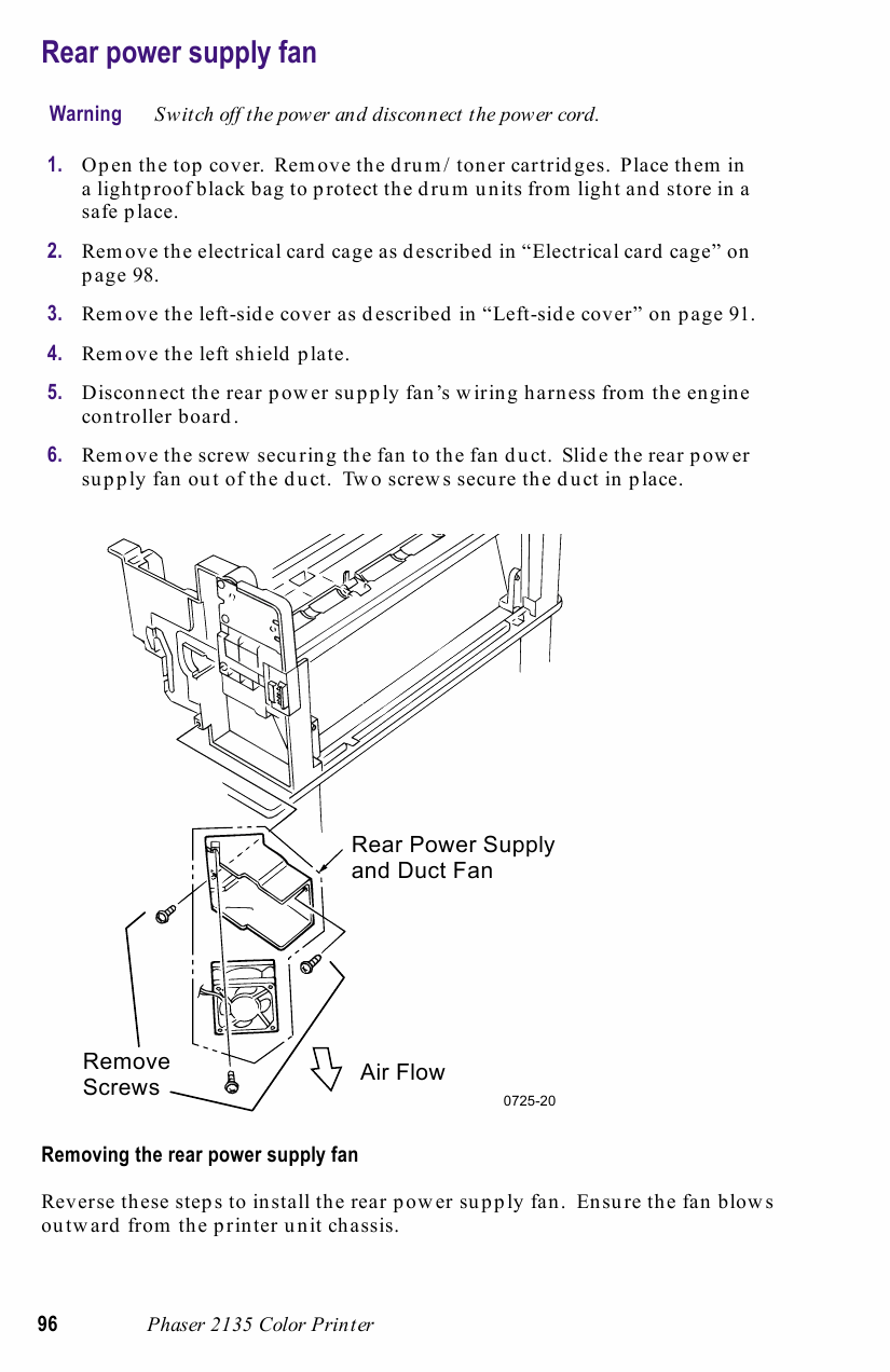 Xerox Phaser 2135 Parts List and Service Quick Reference Guide-4